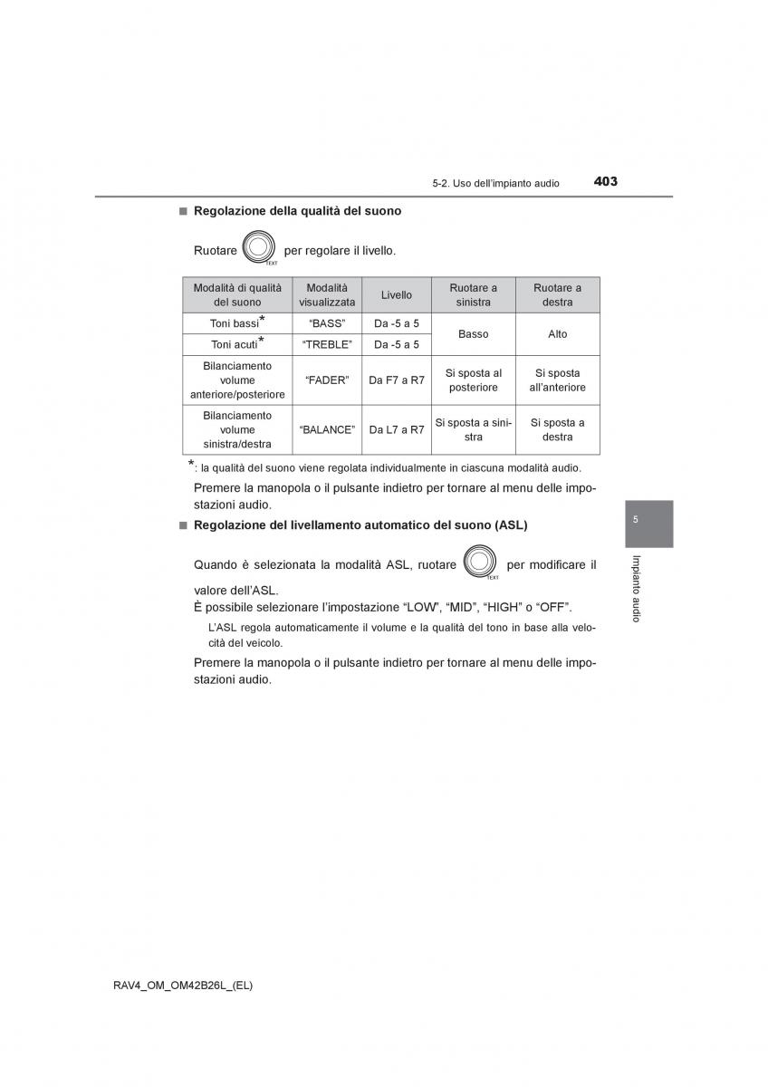 Toyota RAV4 IV 4 manuale del proprietario / page 403