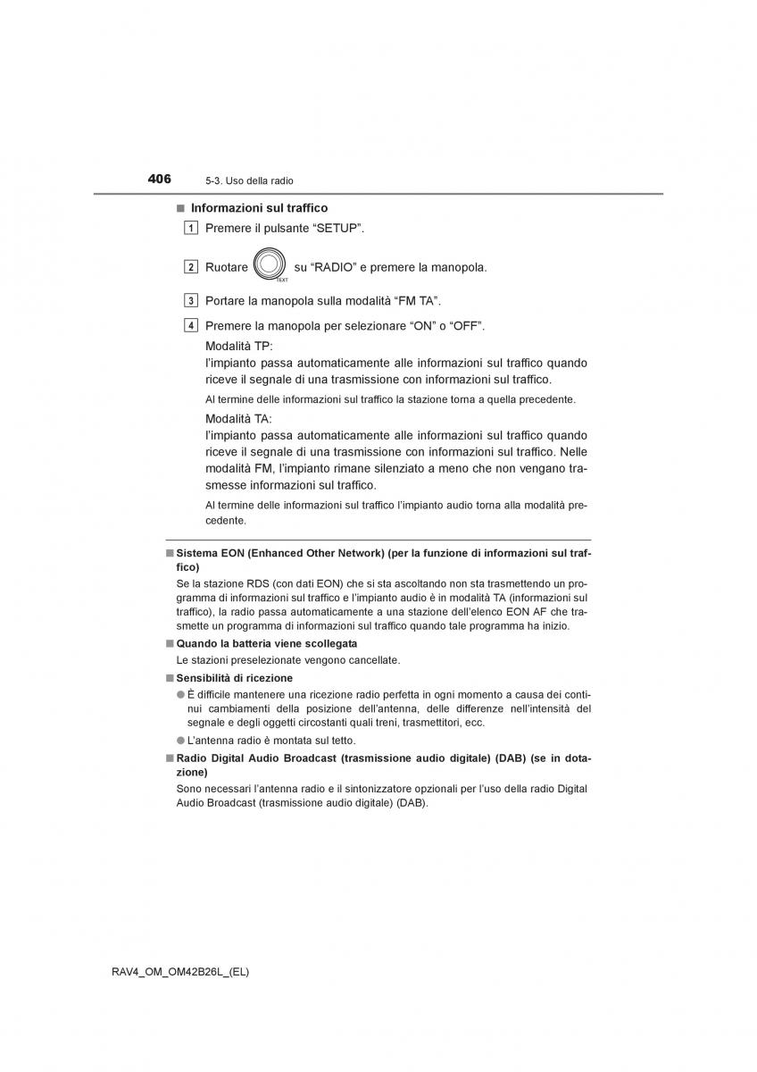 Toyota RAV4 IV 4 manuale del proprietario / page 406