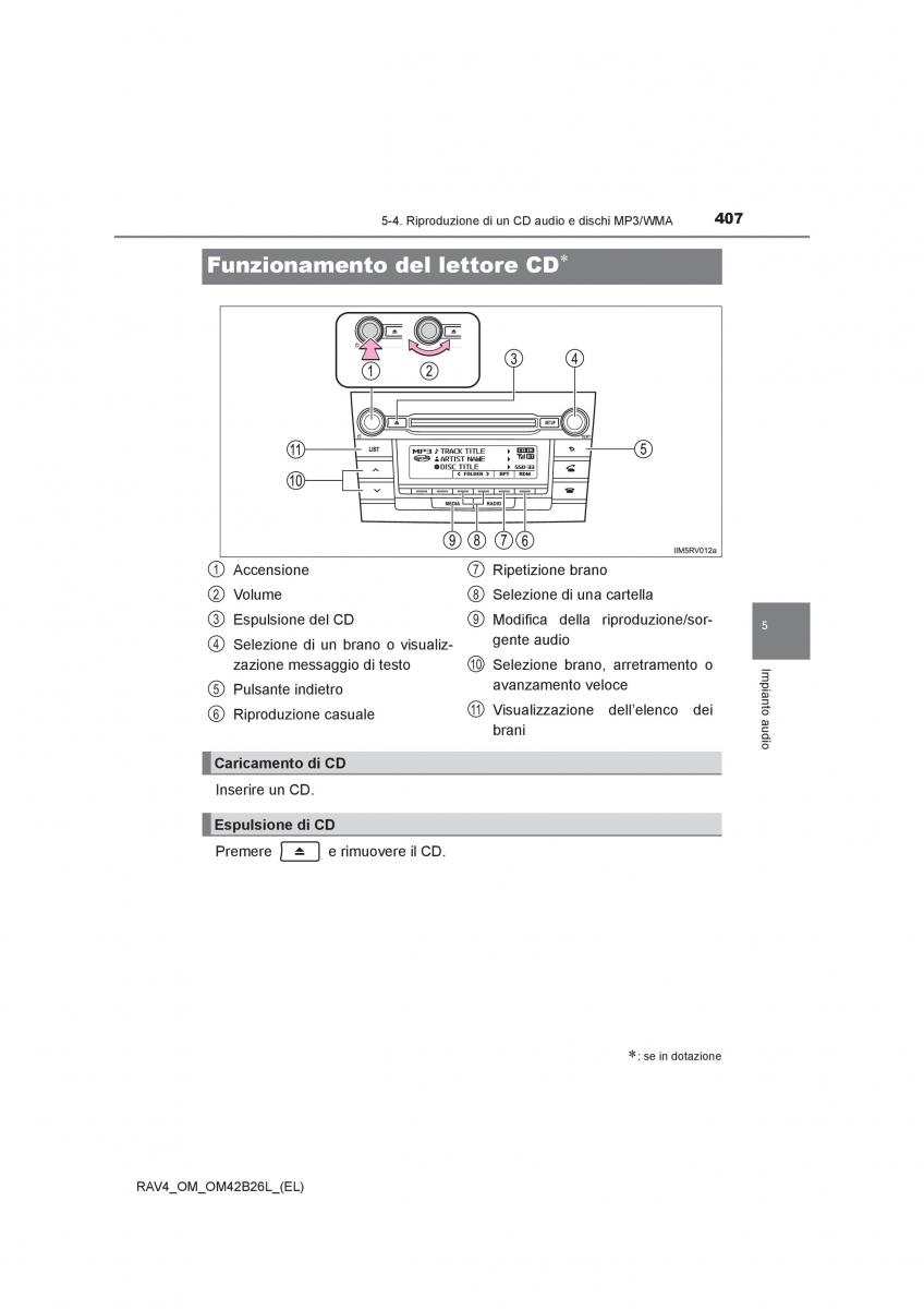 Toyota RAV4 IV 4 manuale del proprietario / page 407