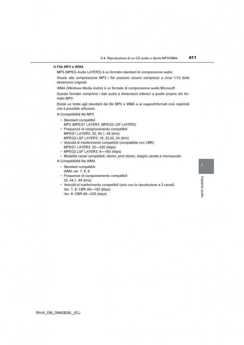 Toyota RAV4 IV 4 manuale del proprietario / page 411