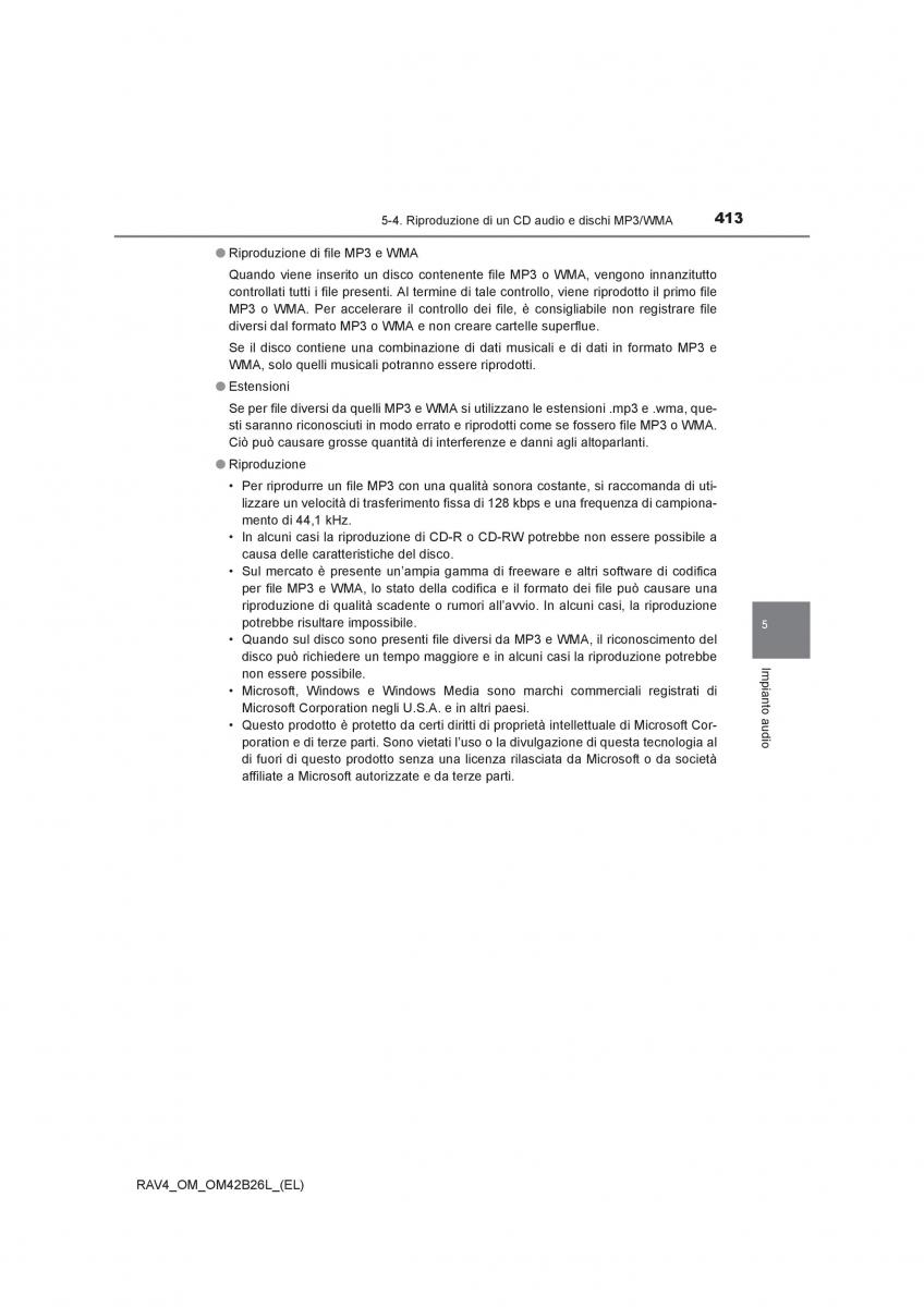 Toyota RAV4 IV 4 manuale del proprietario / page 413