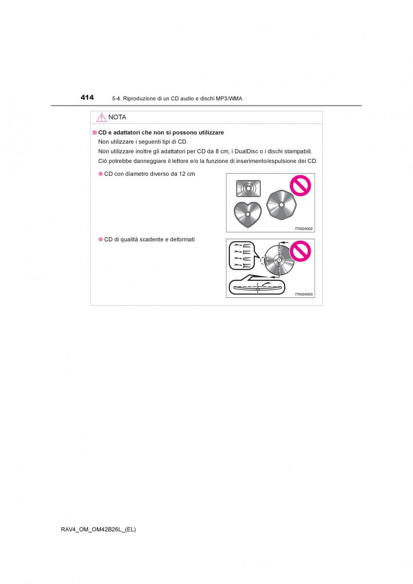 Toyota RAV4 IV 4 manuale del proprietario / page 414