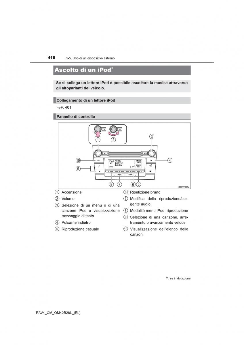 Toyota RAV4 IV 4 manuale del proprietario / page 416