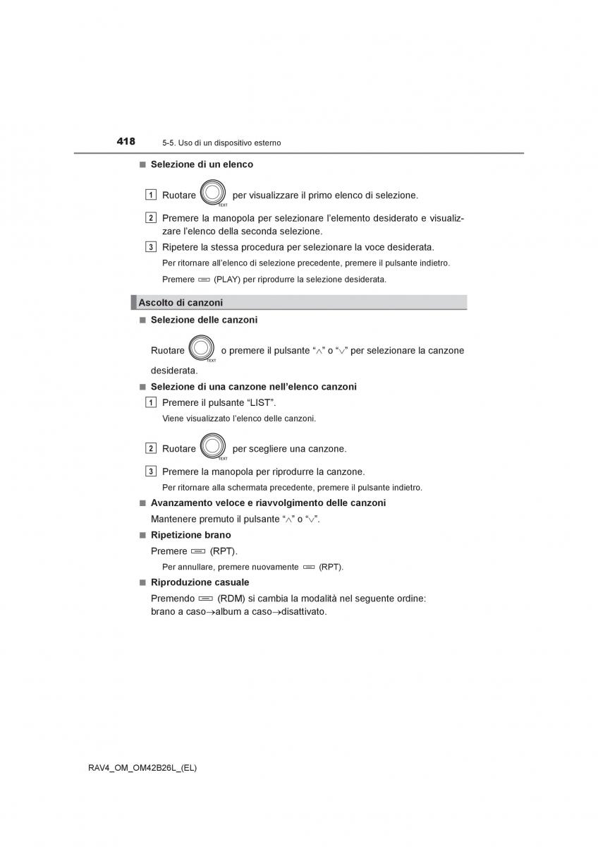 Toyota RAV4 IV 4 manuale del proprietario / page 418