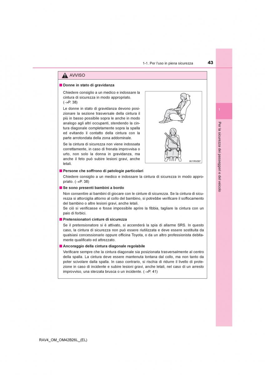 Toyota RAV4 IV 4 manuale del proprietario / page 43