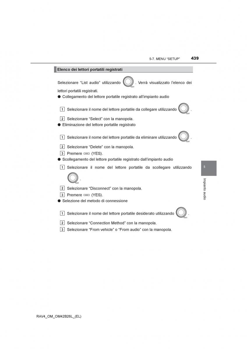 Toyota RAV4 IV 4 manuale del proprietario / page 439