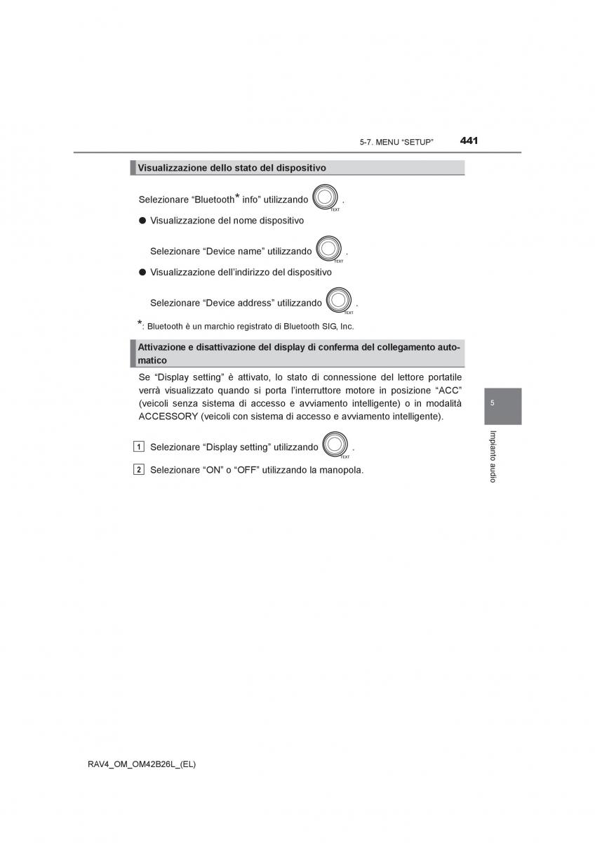 Toyota RAV4 IV 4 manuale del proprietario / page 441