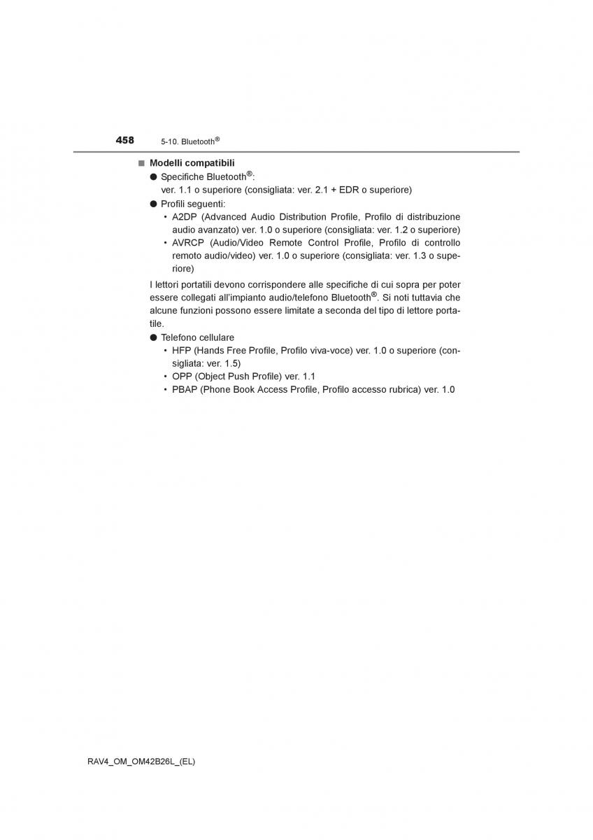 Toyota RAV4 IV 4 manuale del proprietario / page 458