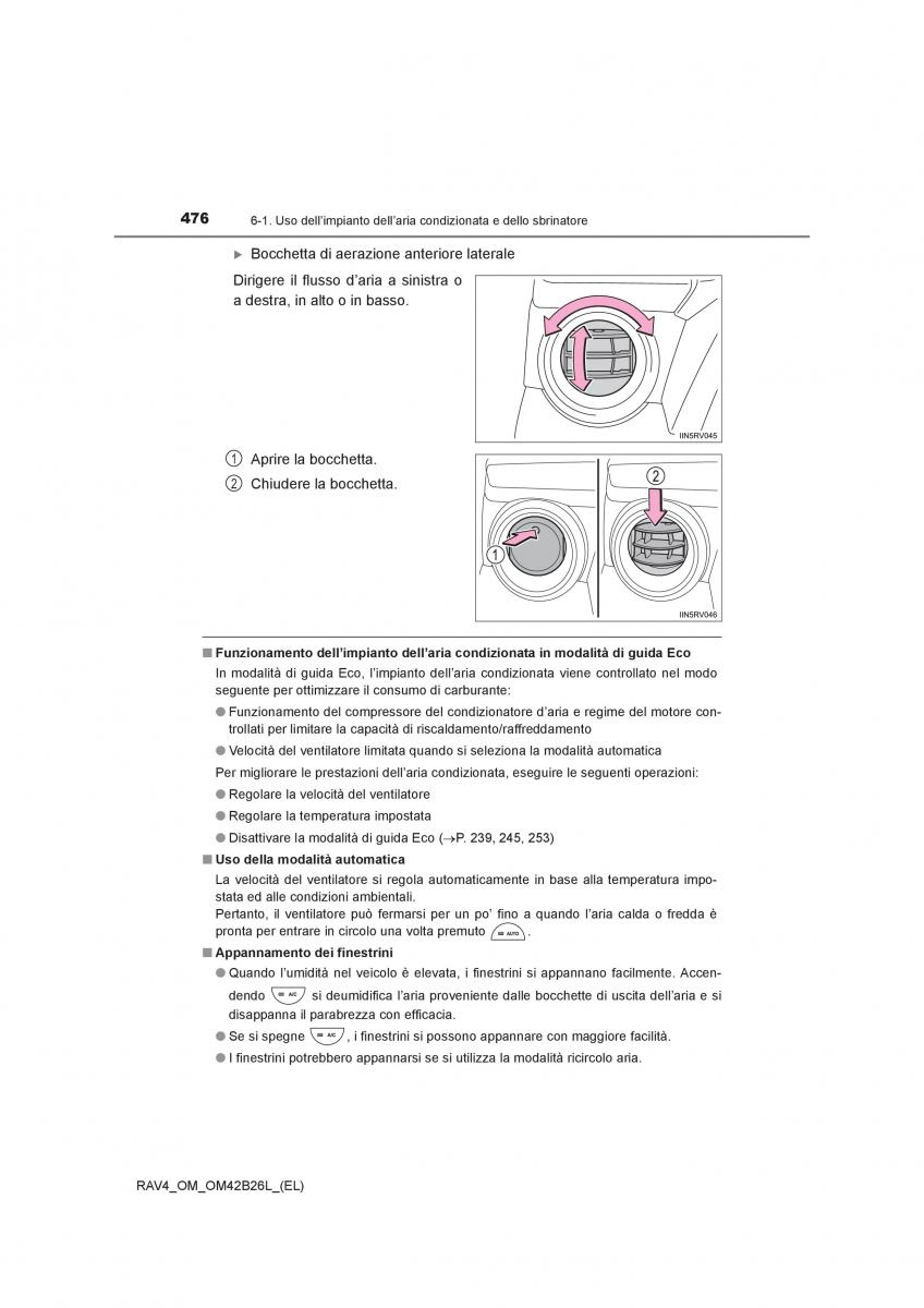 Toyota RAV4 IV 4 manuale del proprietario / page 476