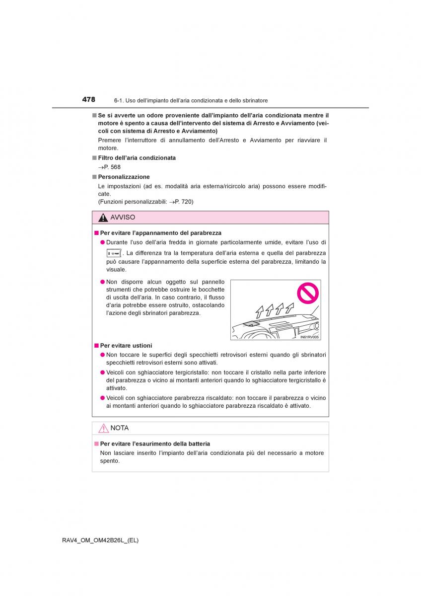 Toyota RAV4 IV 4 manuale del proprietario / page 478