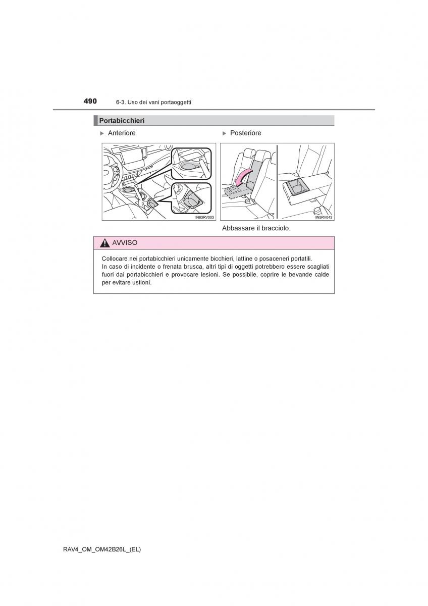 Toyota RAV4 IV 4 manuale del proprietario / page 490