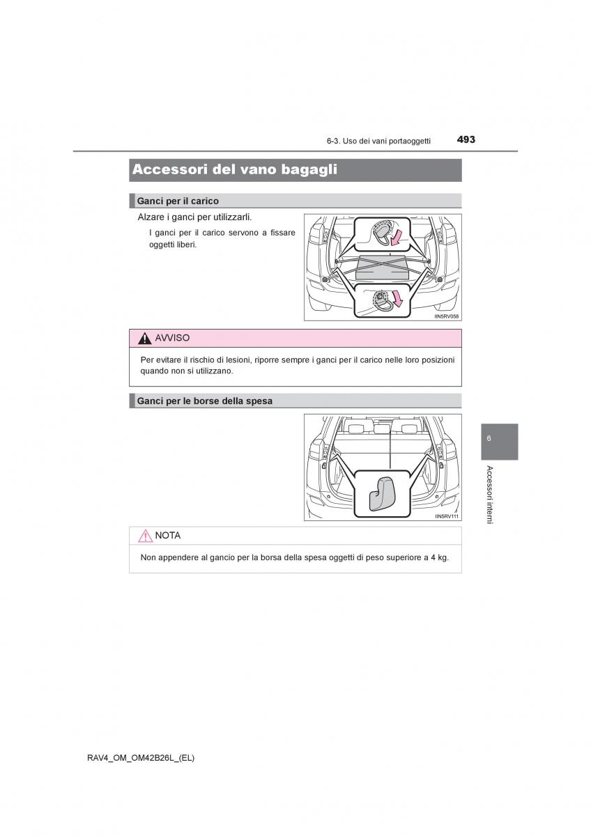 Toyota RAV4 IV 4 manuale del proprietario / page 493