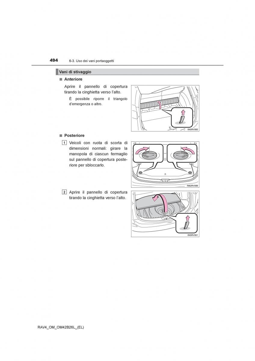 Toyota RAV4 IV 4 manuale del proprietario / page 494