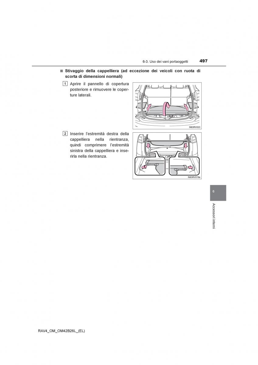 Toyota RAV4 IV 4 manuale del proprietario / page 497