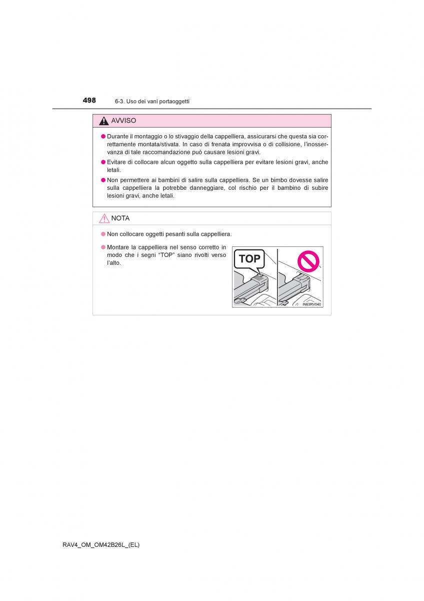 Toyota RAV4 IV 4 manuale del proprietario / page 498