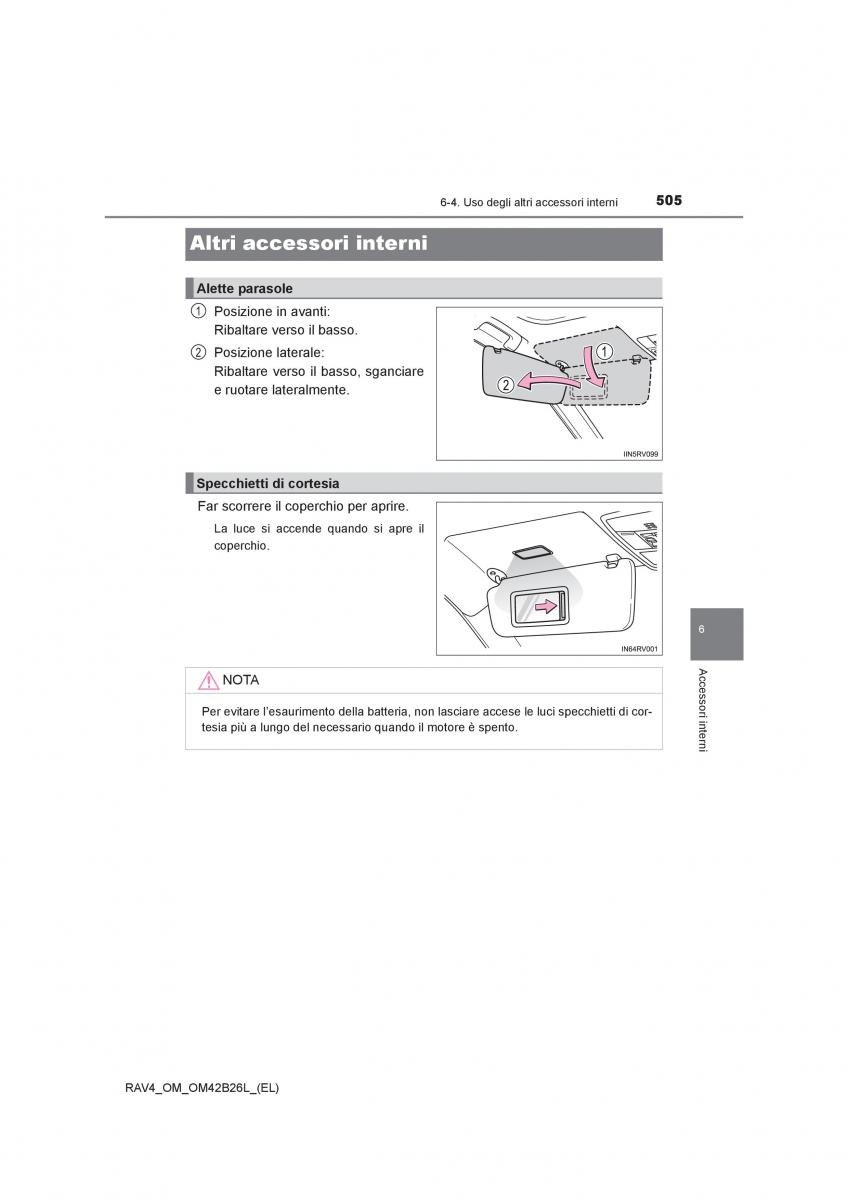 Toyota RAV4 IV 4 manuale del proprietario / page 505