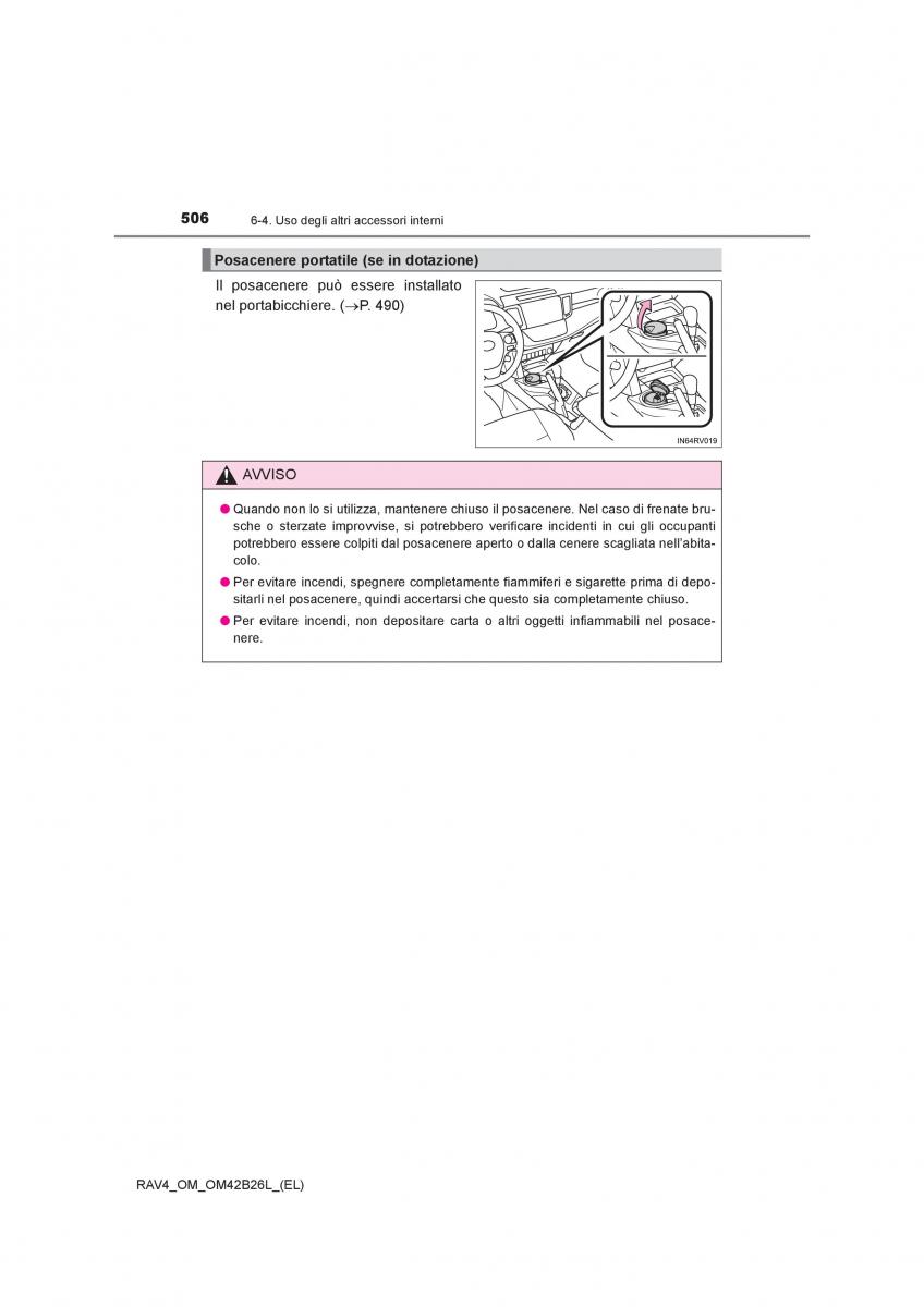 Toyota RAV4 IV 4 manuale del proprietario / page 506