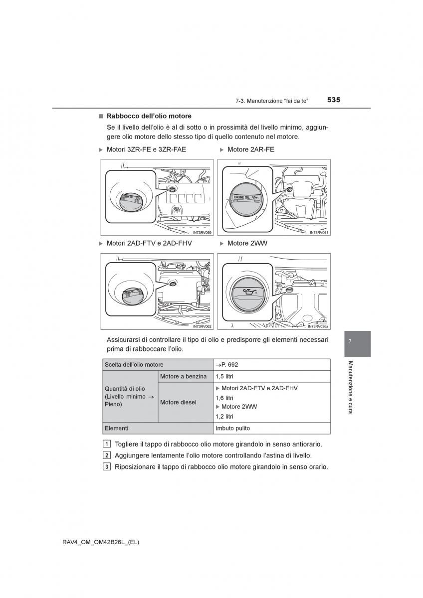 Toyota RAV4 IV 4 manuale del proprietario / page 535