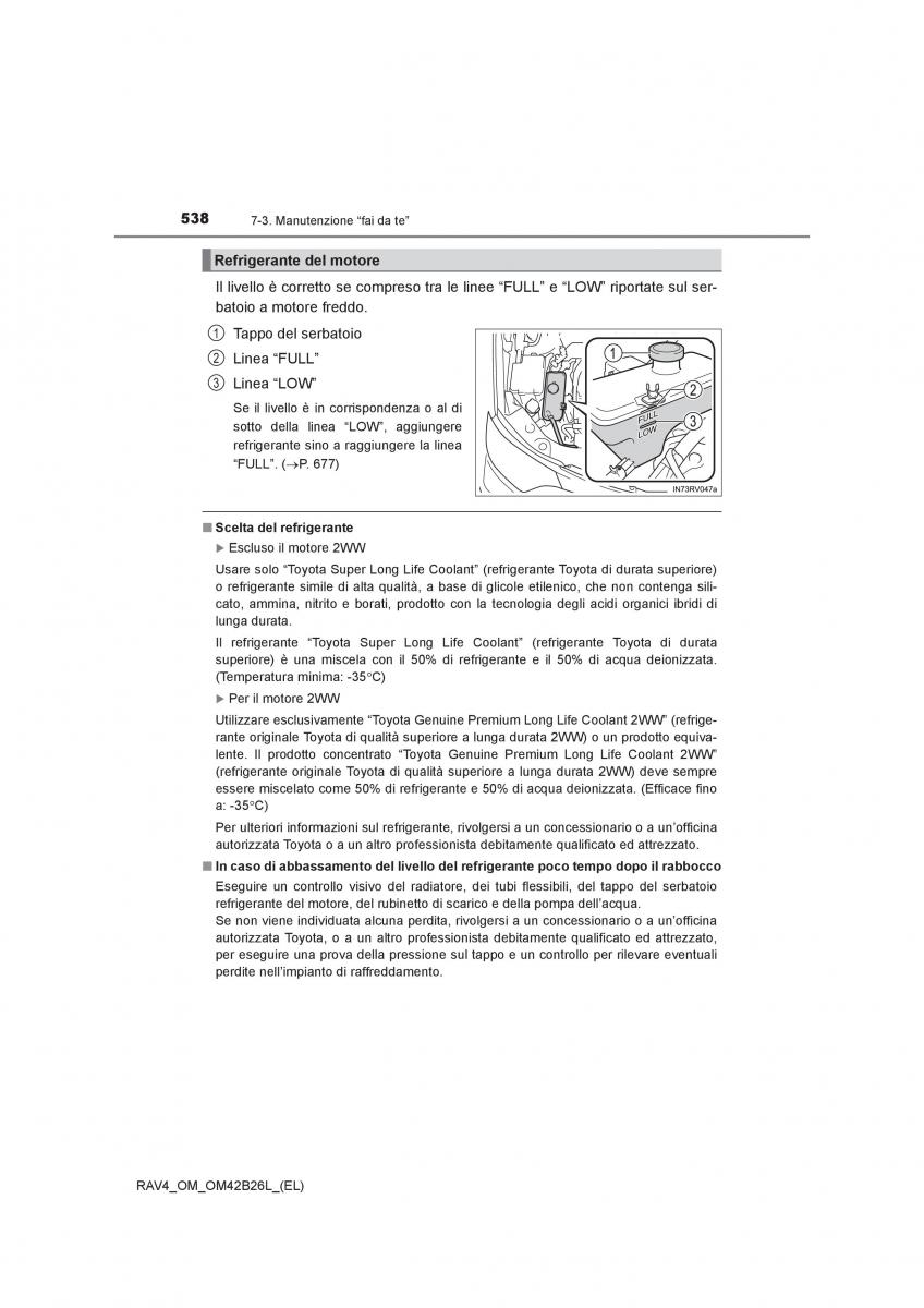 Toyota RAV4 IV 4 manuale del proprietario / page 538