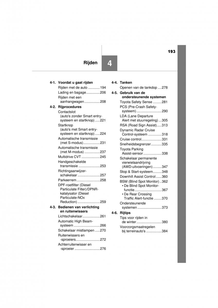 Toyota RAV4 IV 4 handleiding / page 193