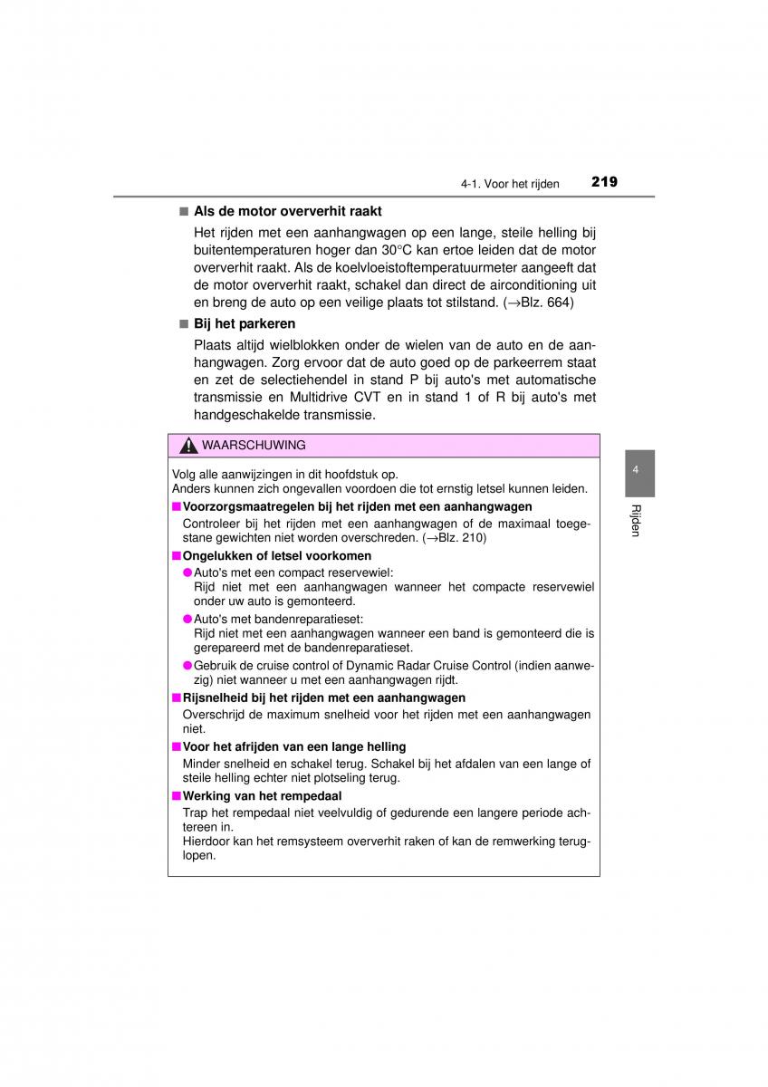 Toyota RAV4 IV 4 handleiding / page 219