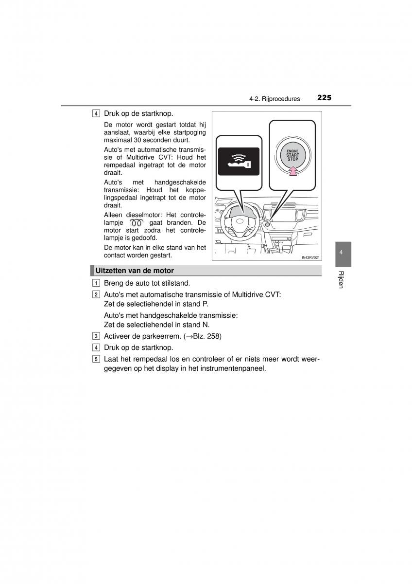 Toyota RAV4 IV 4 handleiding / page 225