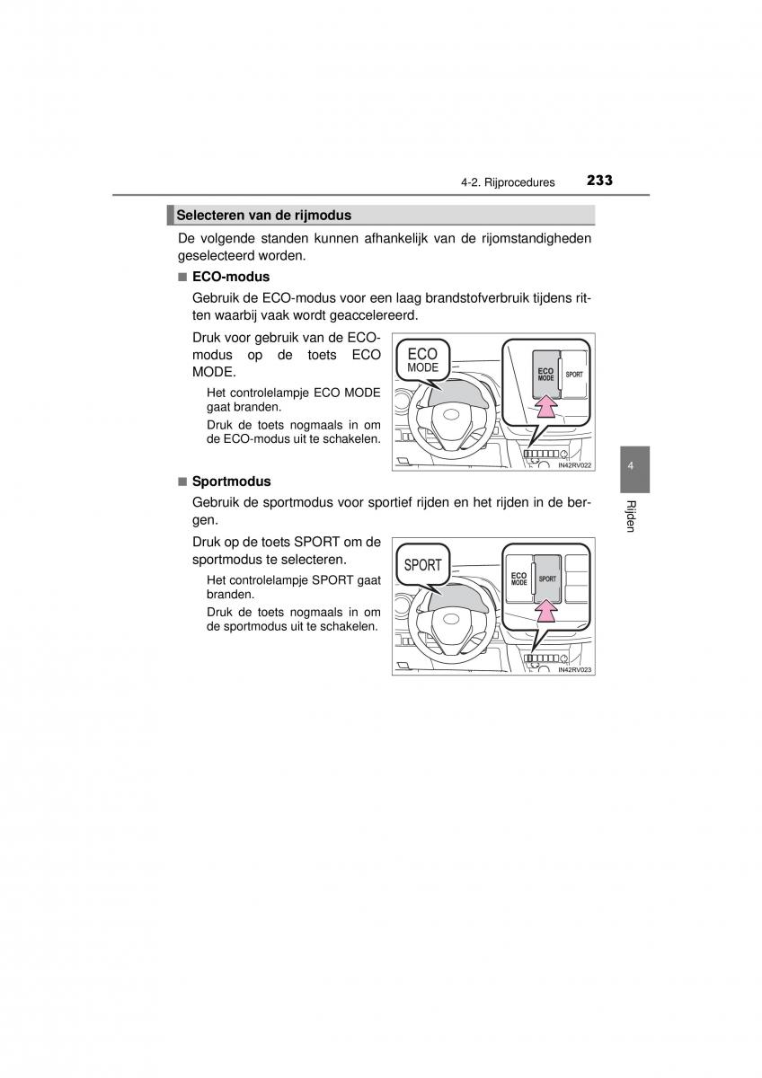 Toyota RAV4 IV 4 handleiding / page 233