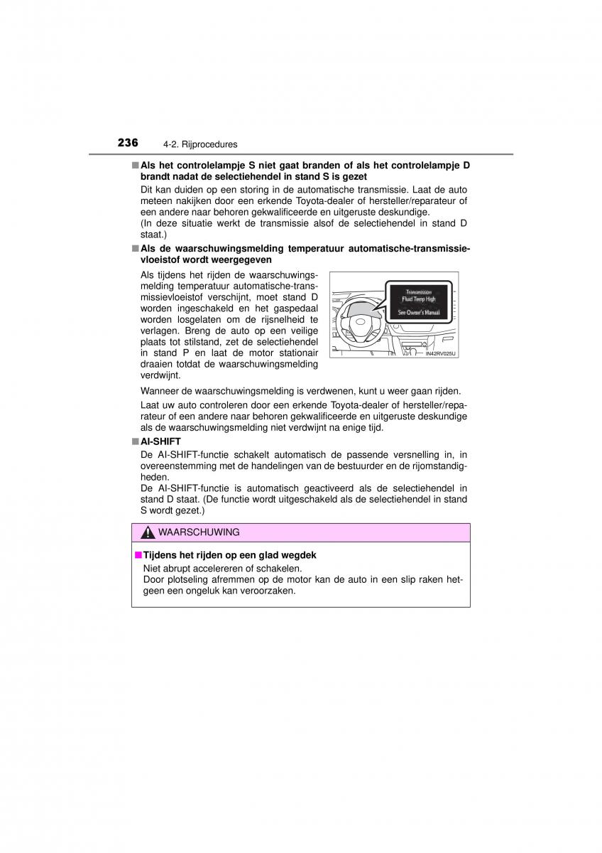 Toyota RAV4 IV 4 handleiding / page 236