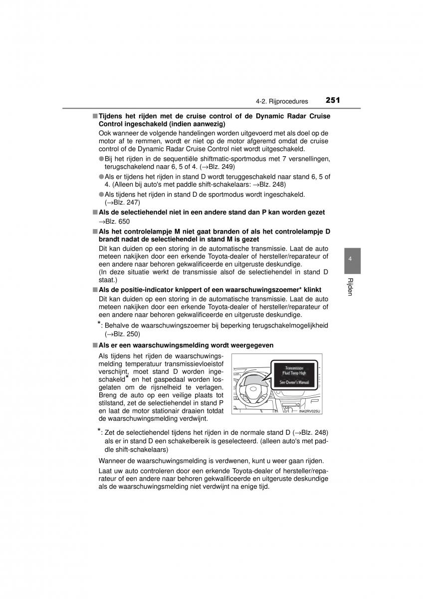 Toyota RAV4 IV 4 handleiding / page 251