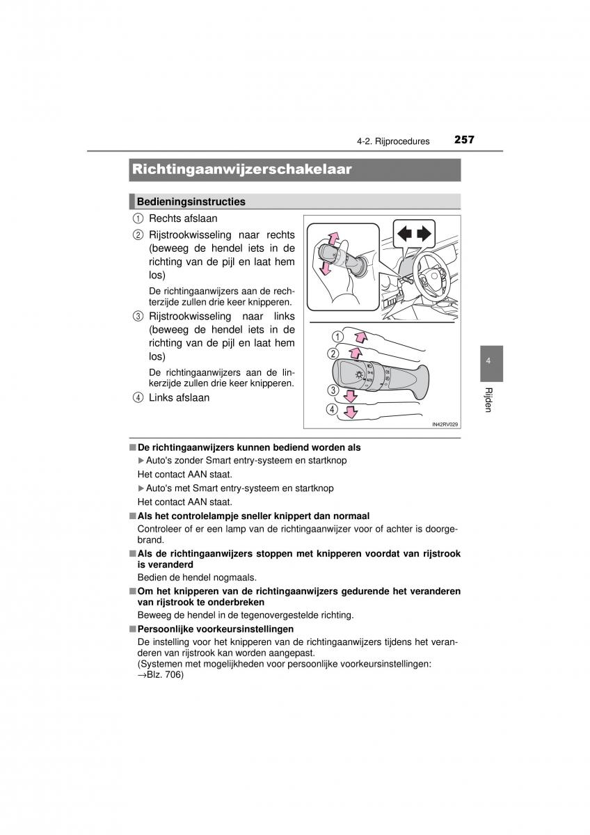 Toyota RAV4 IV 4 handleiding / page 257