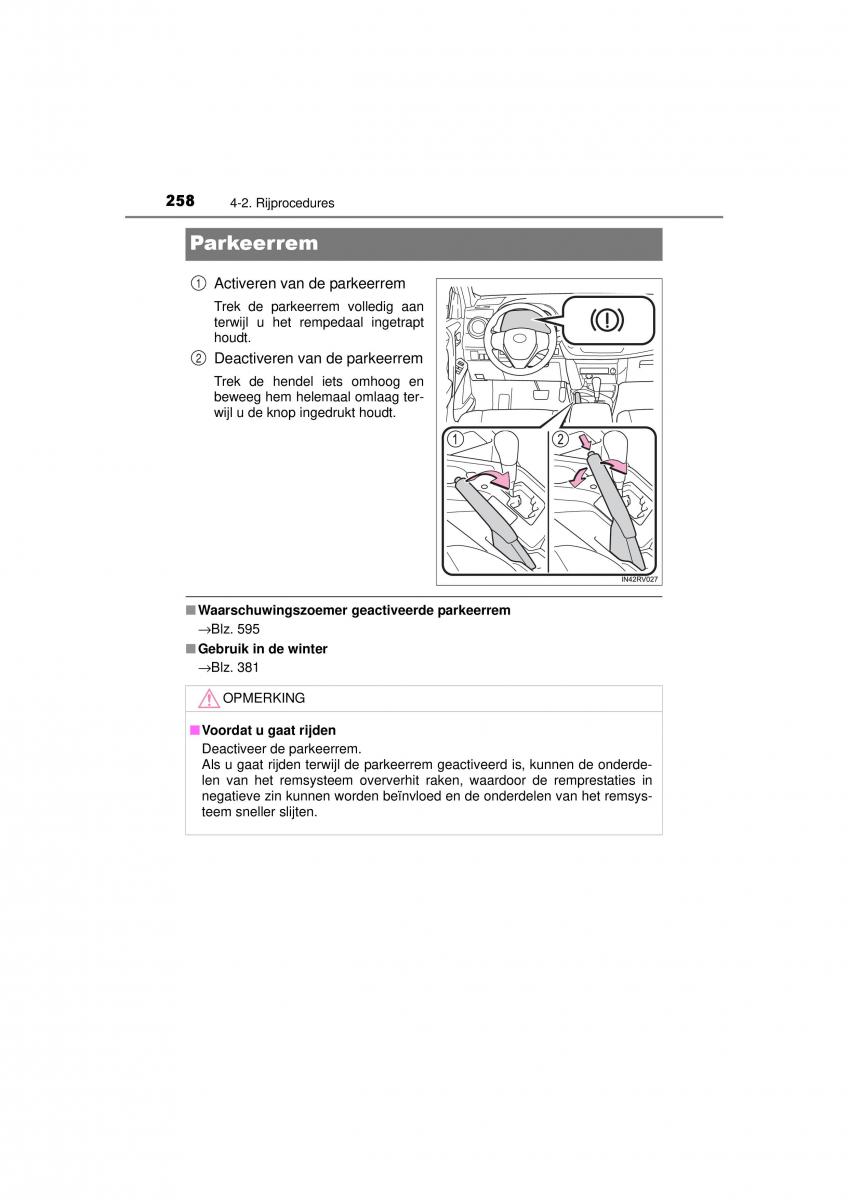 Toyota RAV4 IV 4 handleiding / page 258