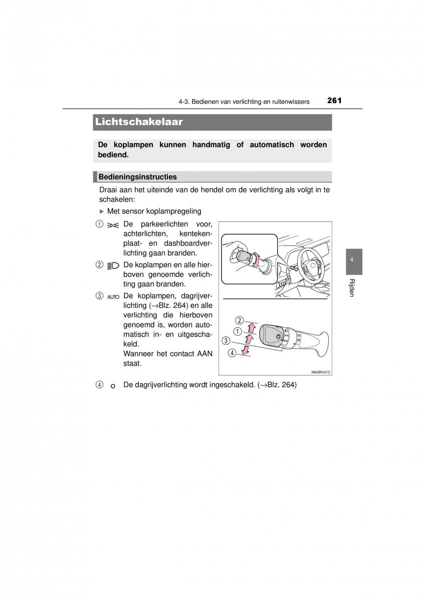 Toyota RAV4 IV 4 handleiding / page 261