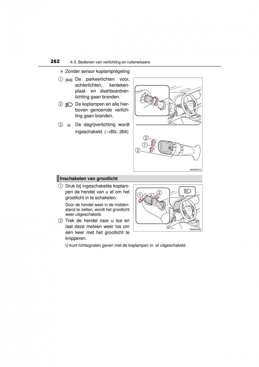 Toyota RAV4 IV 4 handleiding / page 262