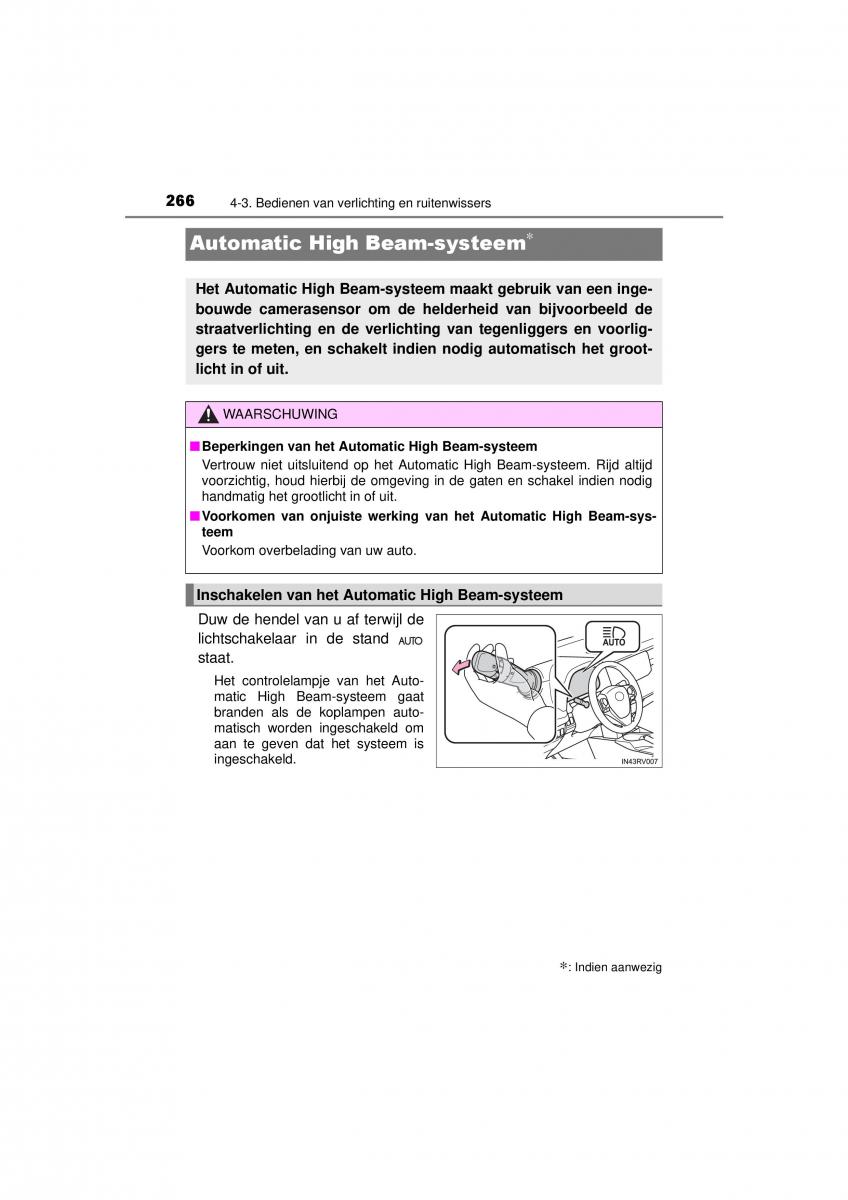 Toyota RAV4 IV 4 handleiding / page 266