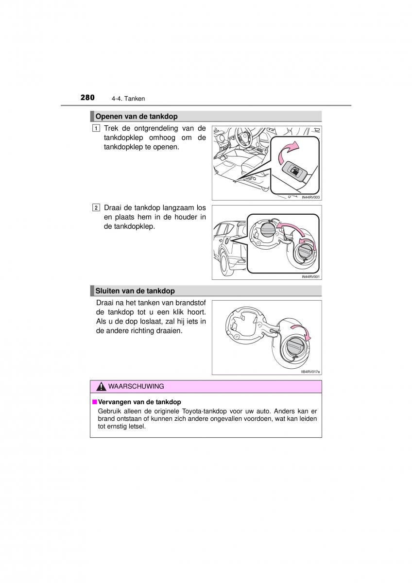 Toyota RAV4 IV 4 handleiding / page 280