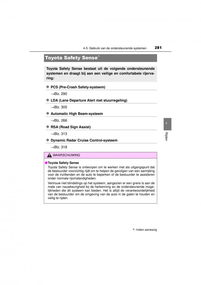 Toyota RAV4 IV 4 handleiding / page 281