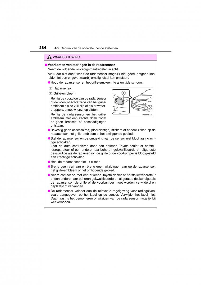 Toyota RAV4 IV 4 handleiding / page 284