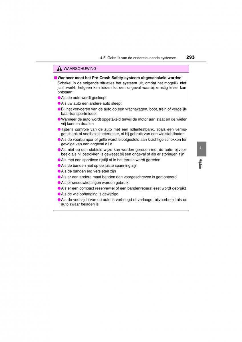 Toyota RAV4 IV 4 handleiding / page 293