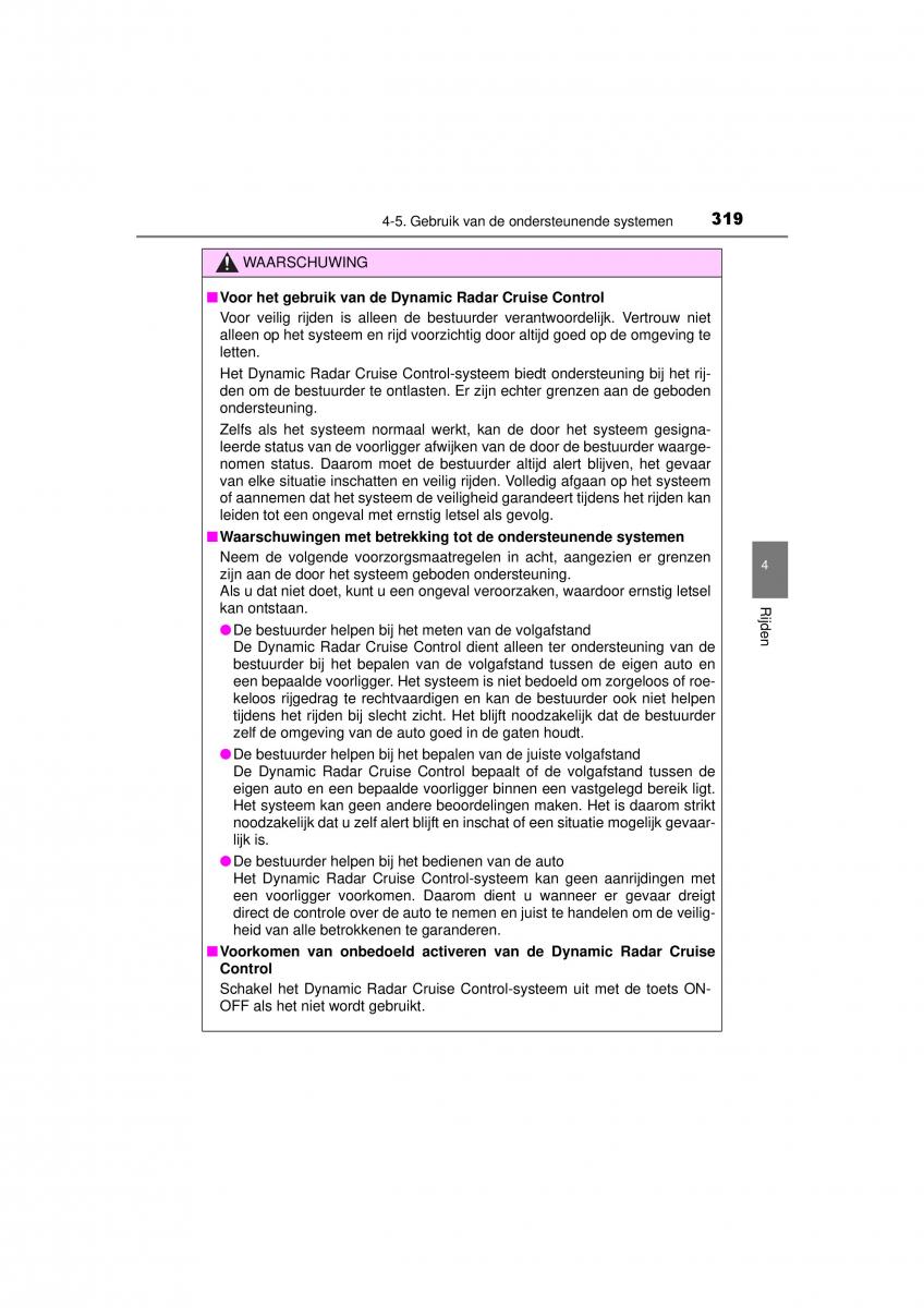 Toyota RAV4 IV 4 handleiding / page 319