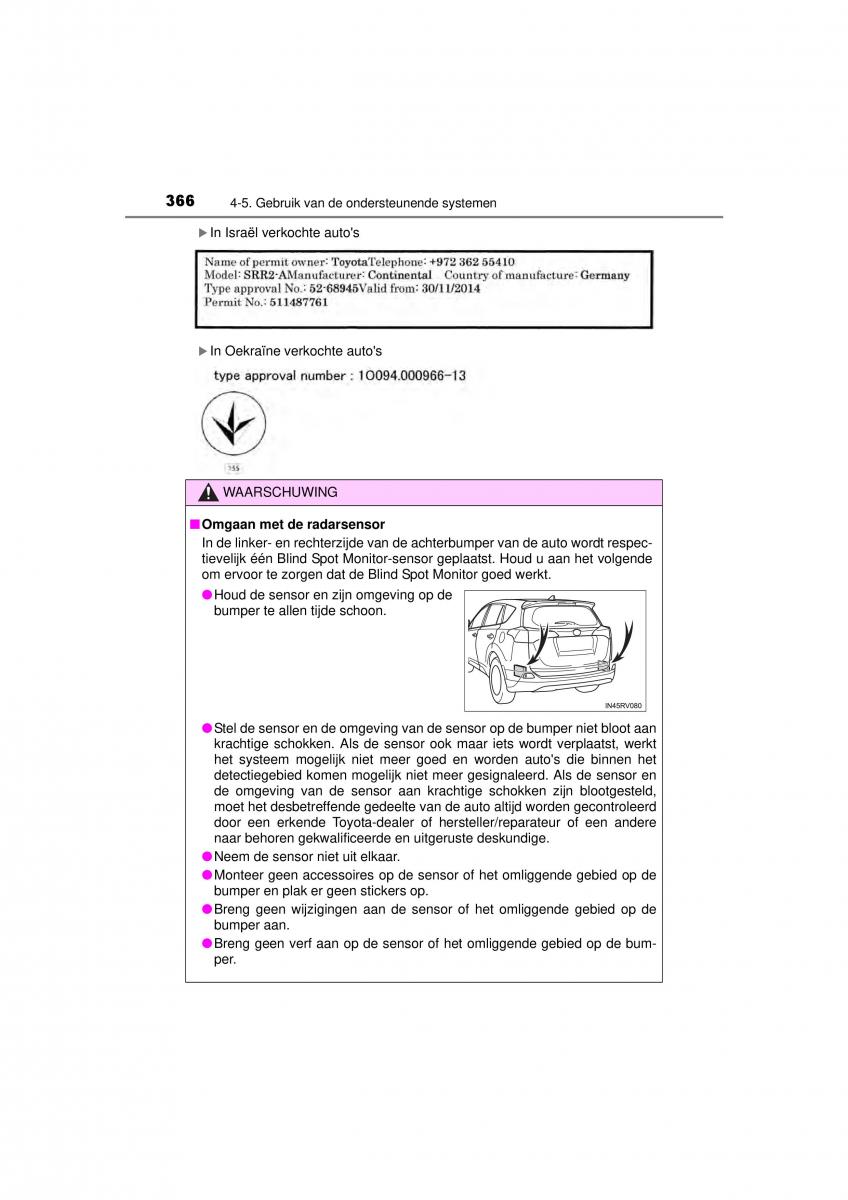 Toyota RAV4 IV 4 handleiding / page 366