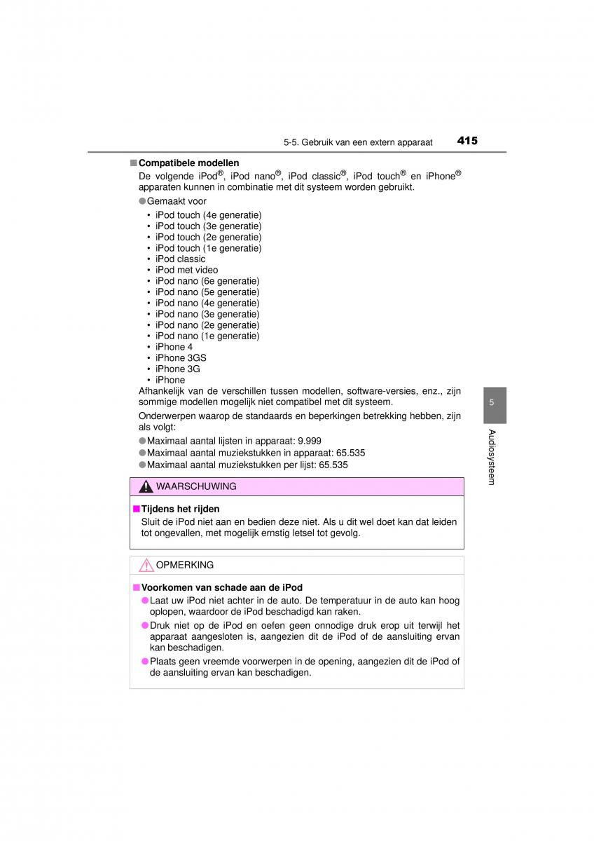 Toyota RAV4 IV 4 handleiding / page 415