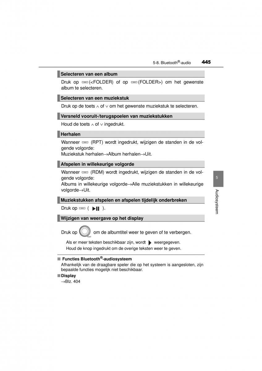 Toyota RAV4 IV 4 handleiding / page 445