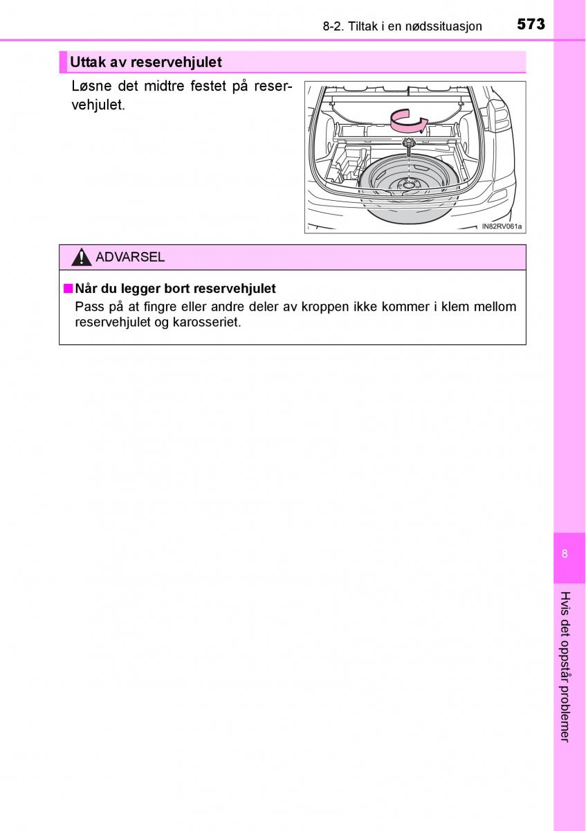 Toyota RAV4 IV 4 bruksanvisningen / page 575