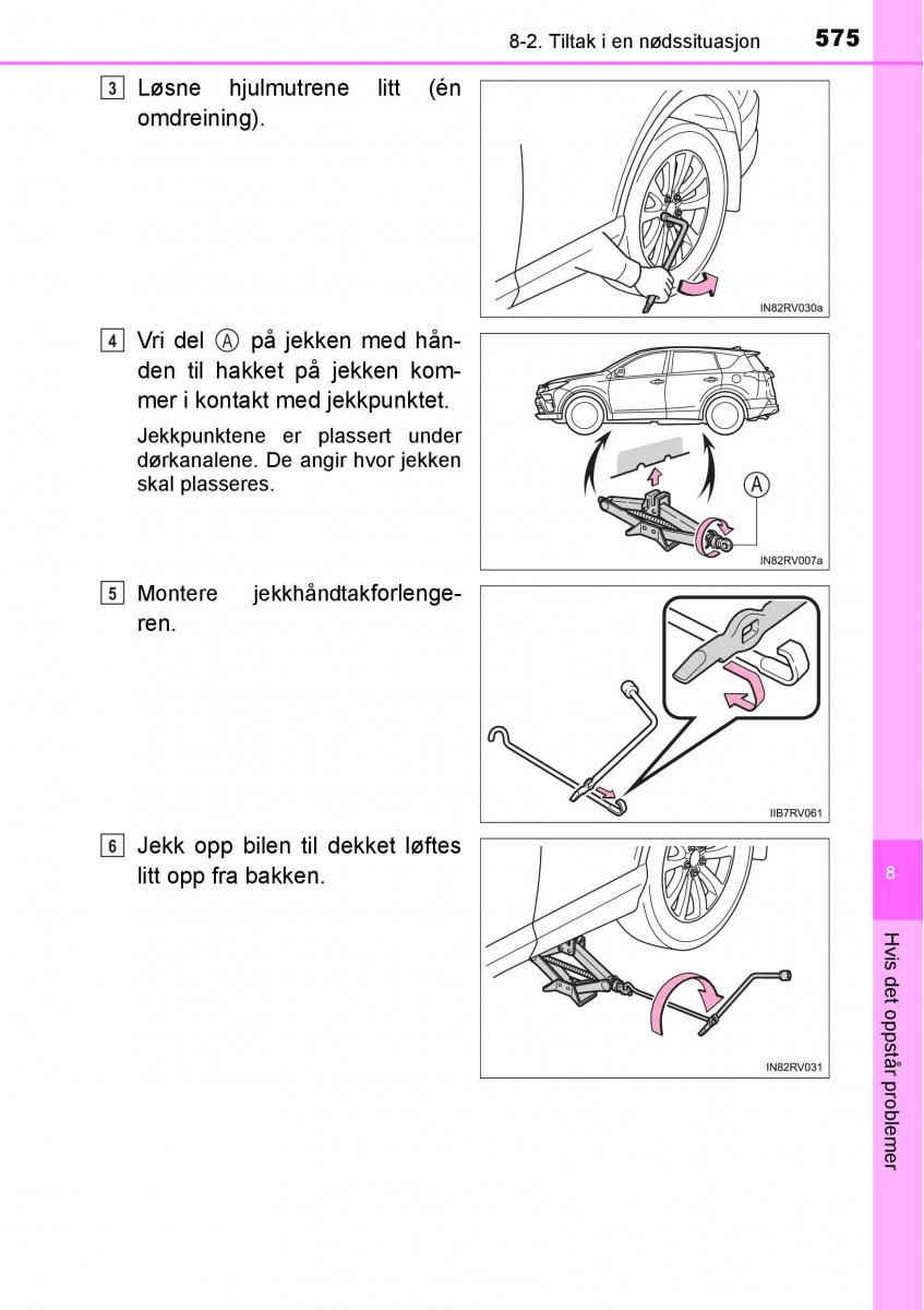 Toyota RAV4 IV 4 bruksanvisningen / page 577