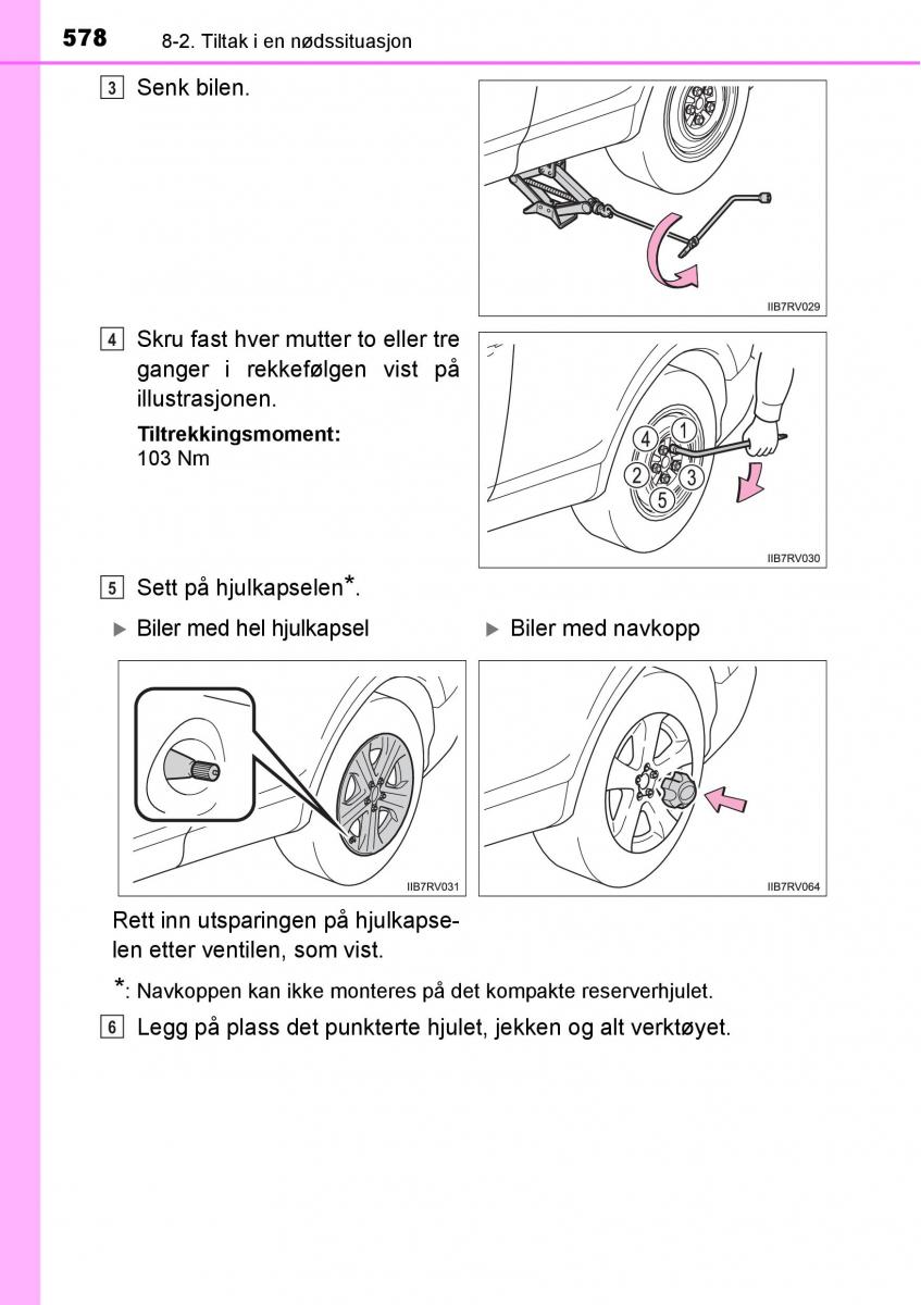 Toyota RAV4 IV 4 bruksanvisningen / page 580