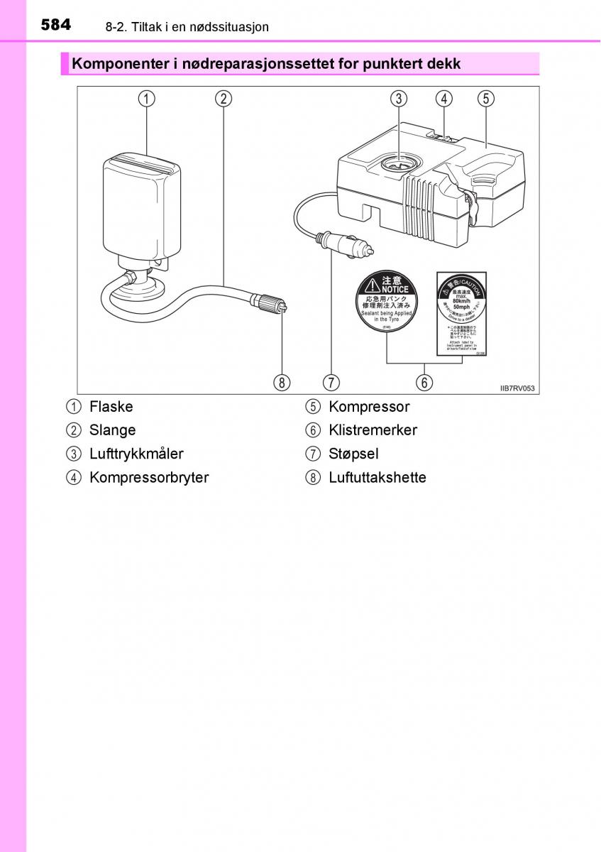 Toyota RAV4 IV 4 bruksanvisningen / page 586