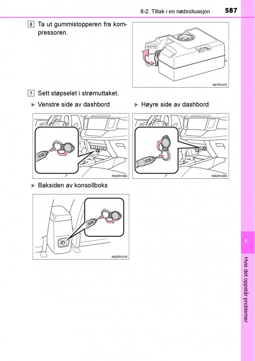 Toyota RAV4 IV 4 bruksanvisningen / page 589