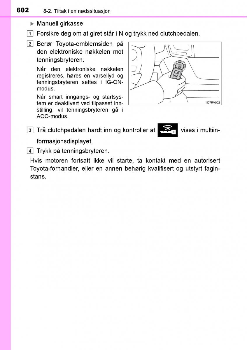 Toyota RAV4 IV 4 bruksanvisningen / page 604