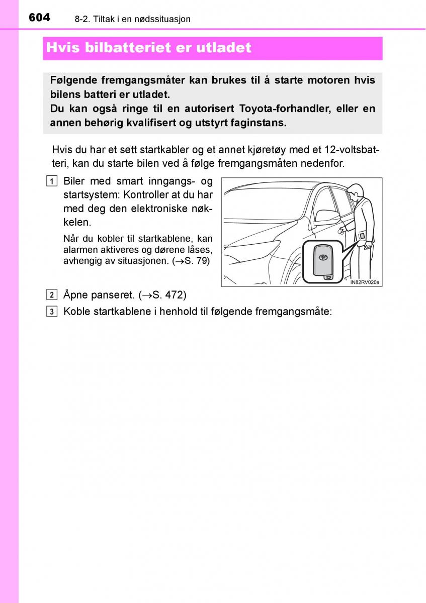 Toyota RAV4 IV 4 bruksanvisningen / page 606