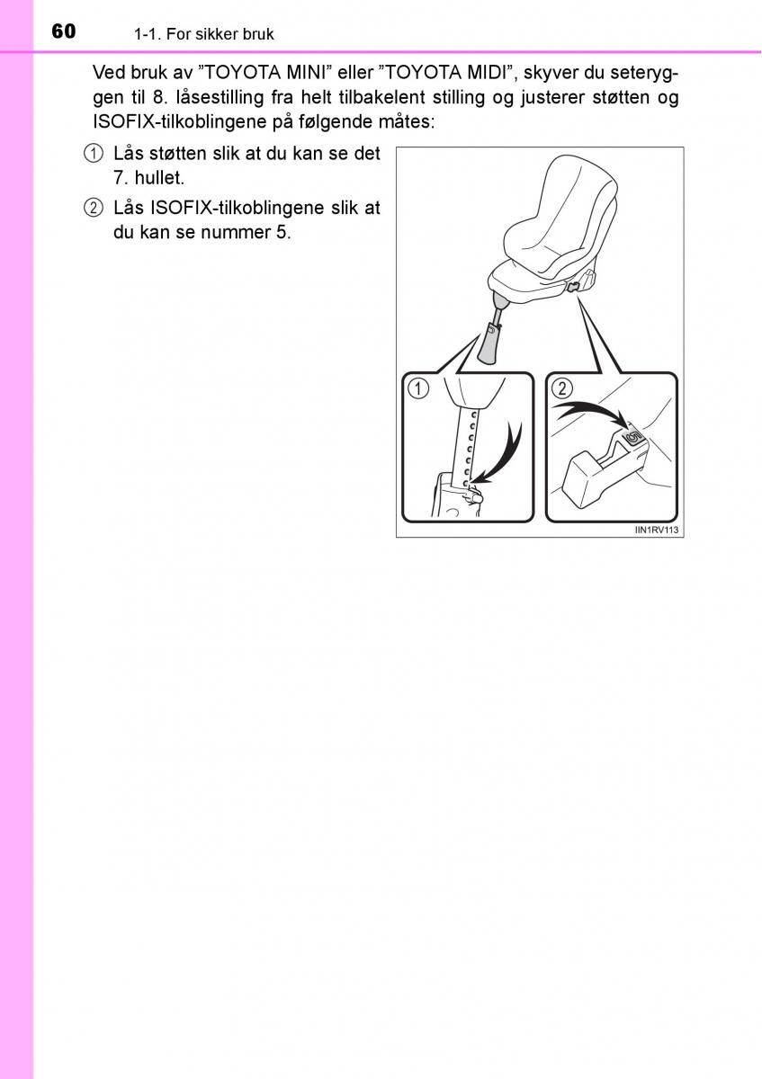 Toyota RAV4 IV 4 bruksanvisningen / page 62